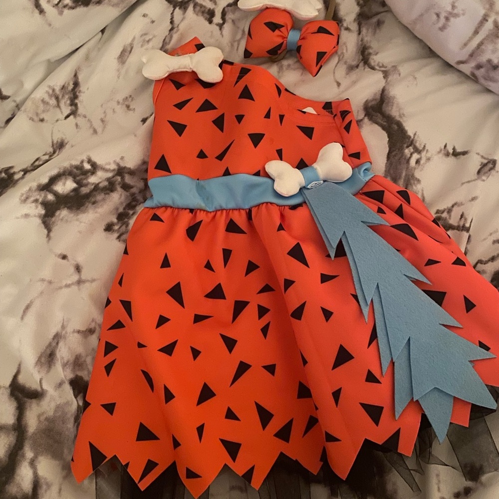 Flintstone Toddler Girl Dress